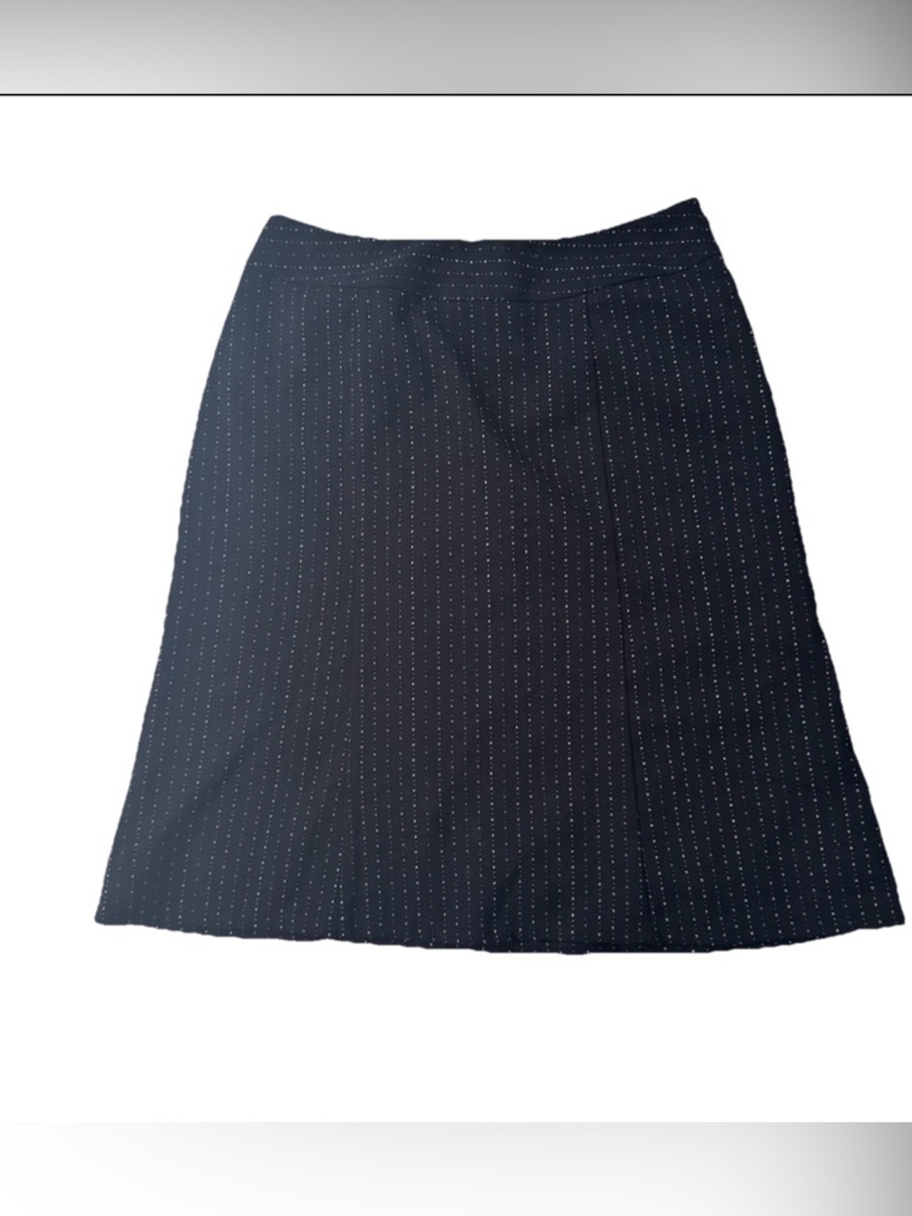 Vintage Zacks Pinstripe A-Line Midi Skirt Office Siren Dark Academia Women’s 8